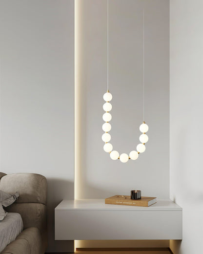 WOMO String Pearl Chandelier-WM2102