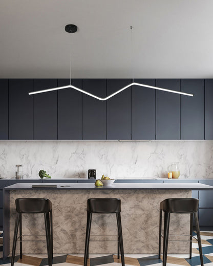 WOMO Zigzag Linear Pendant light-WM2638