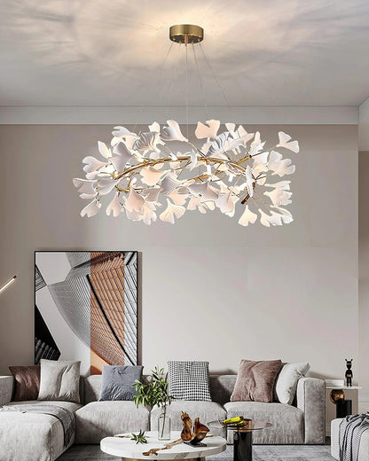 WOMO Gingko Spiral Chandelier-WM2416