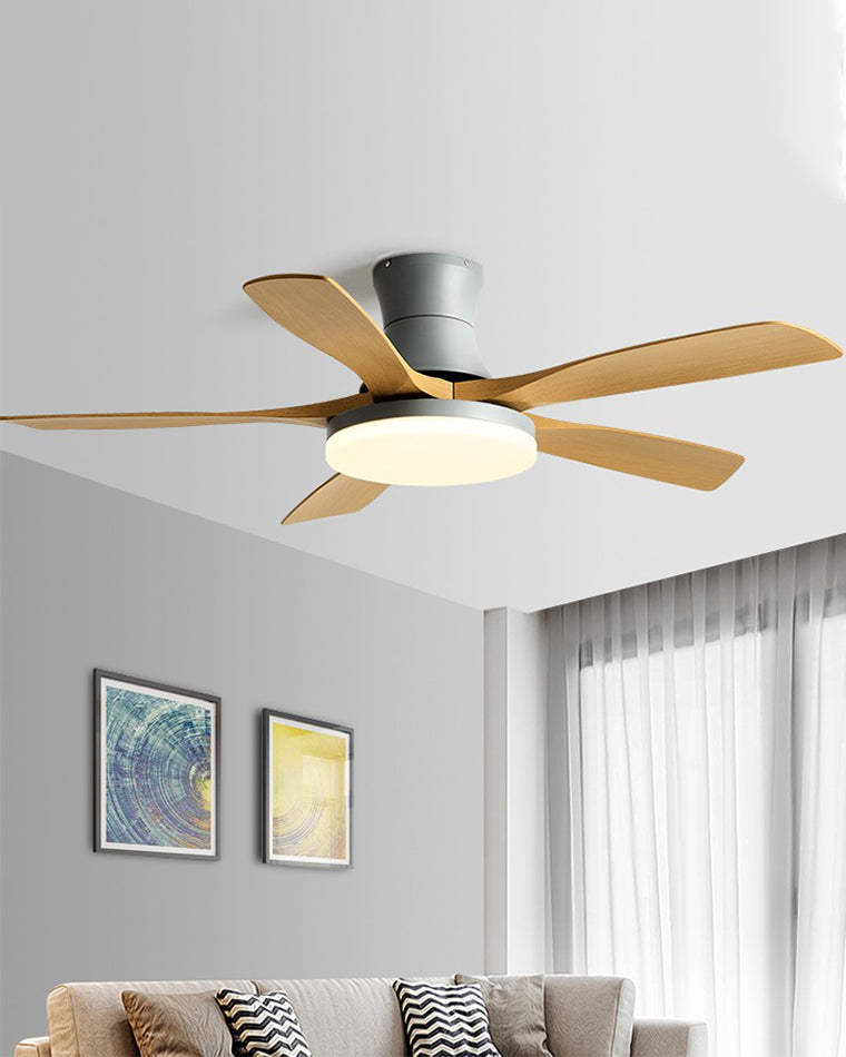 WOMO 5 Blade Modern Ceiling Fan Lamp-WM5126