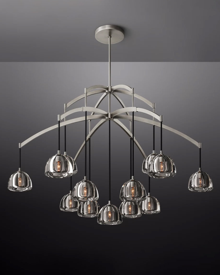 WOMO Multi Light Crystal Pendant Chandelier-WM2828