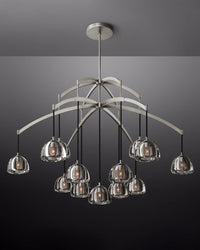 WOMO Multi Light Crystal Pendant Chandelier-WM2828