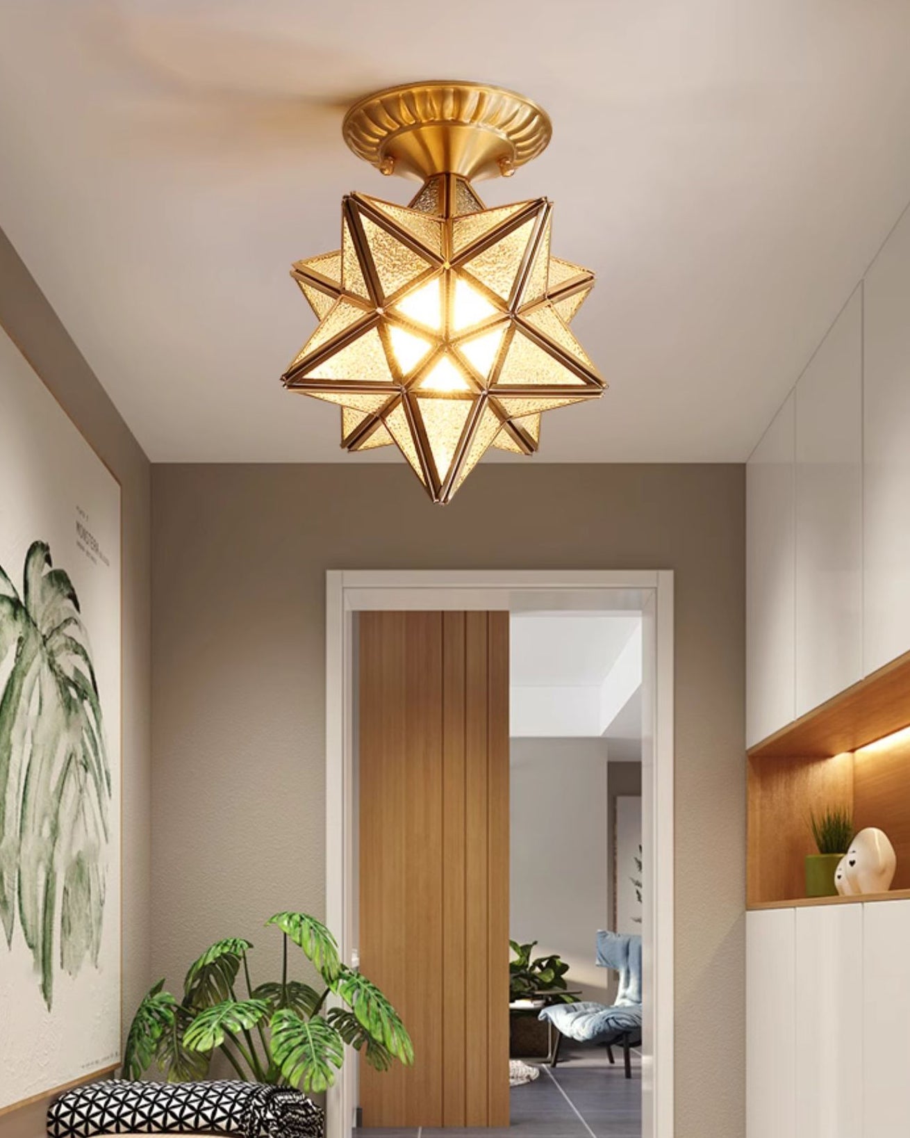 WOMO Moravian Star Ceiling Light-WM1116