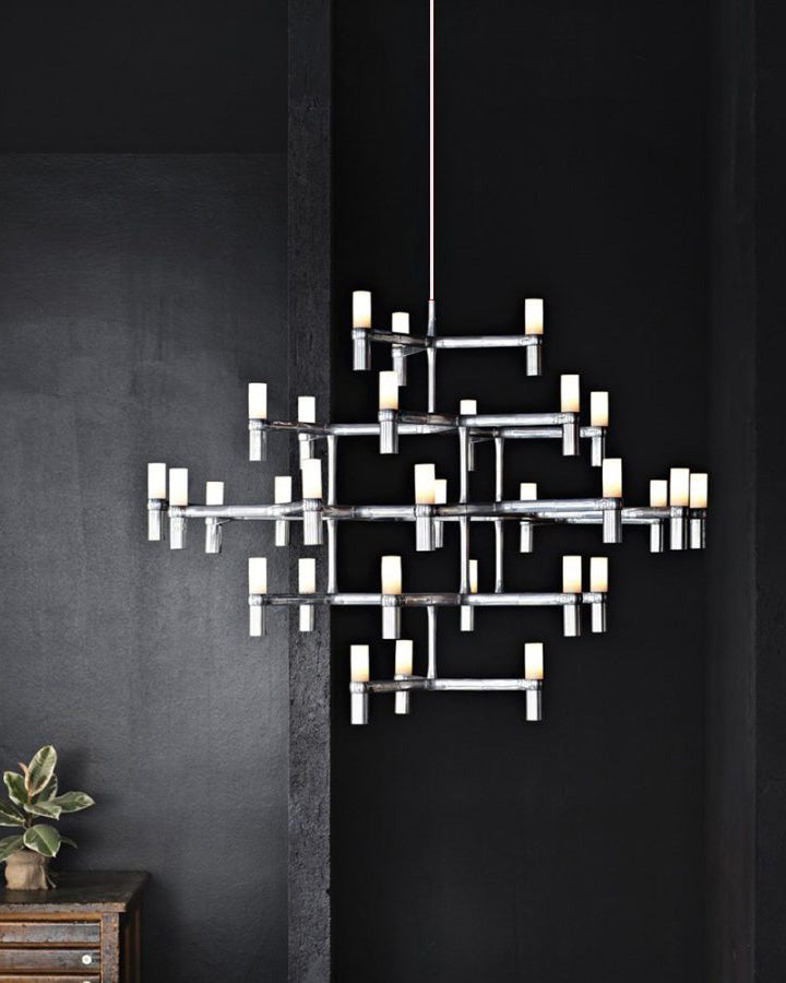 WOMO Modern Tiered Candlestick Chandelier-WM2554