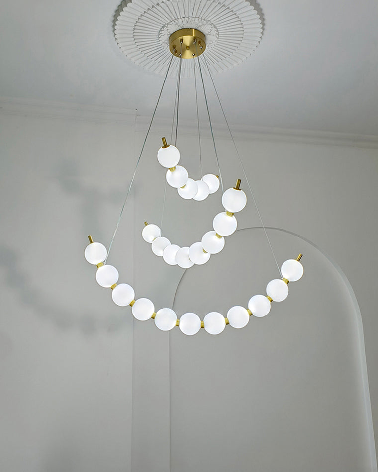 WOMO Pearl Arc Chandeliere-WM2808