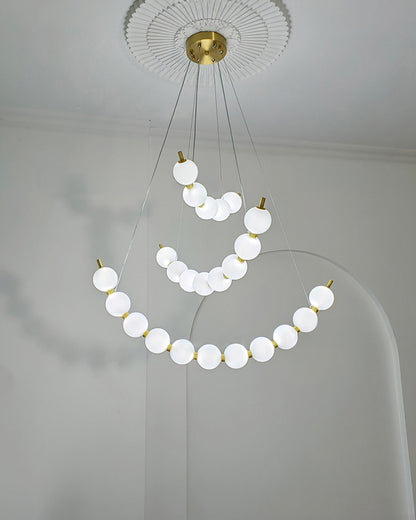 WOMO Pearl Arc Chandeliere-WM2808