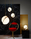 WOMO Cut Glass Globe Pendant Light-WM2679 thumbnail