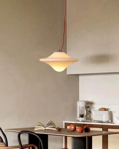 WOMO Flying Saucer Glass Pendant Light-WM2940