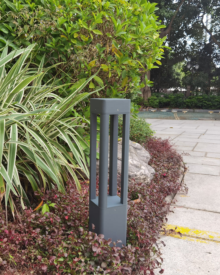 WOMO Square Pathway Bollard Light-WM9127