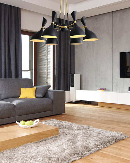 WOMO Adjustable Shaded Chandelier-WM2528