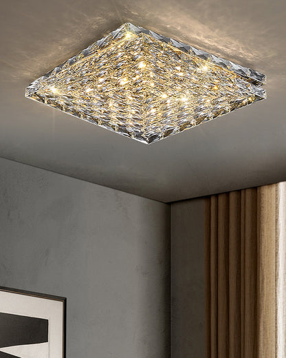 WOMO Square Crystal Ceiling Light-WM1141