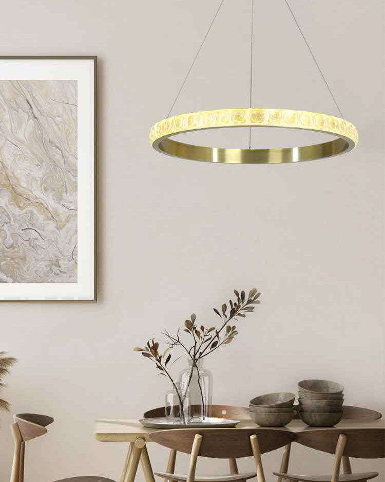 WOMO Circular Led Crystal Chandelier-WM2549a