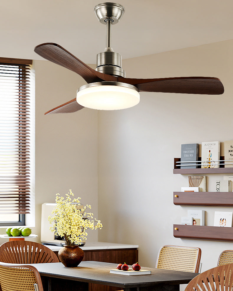 WOMO Mid Century Modern Ceiling Fan Lamp-WM5147