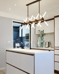 WOMO Candle Linear Chandelier-WM2805