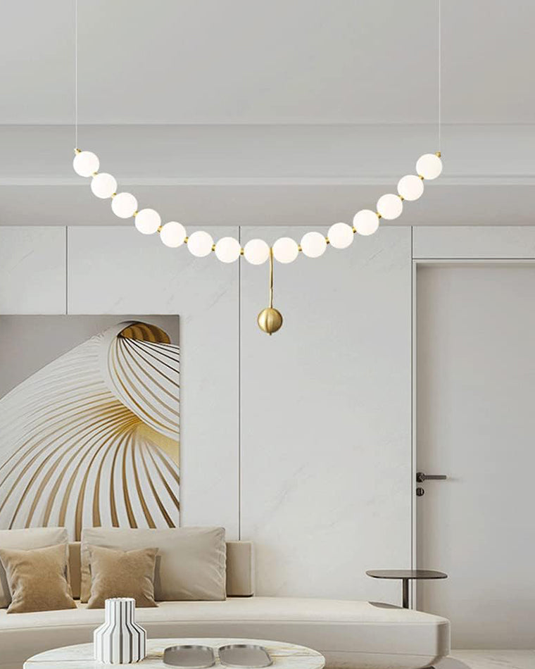 WOMO Pearl Arc Chandelier-WM2102b