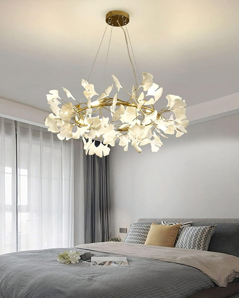 WOMO Gingko Round Chandelier-WM2422