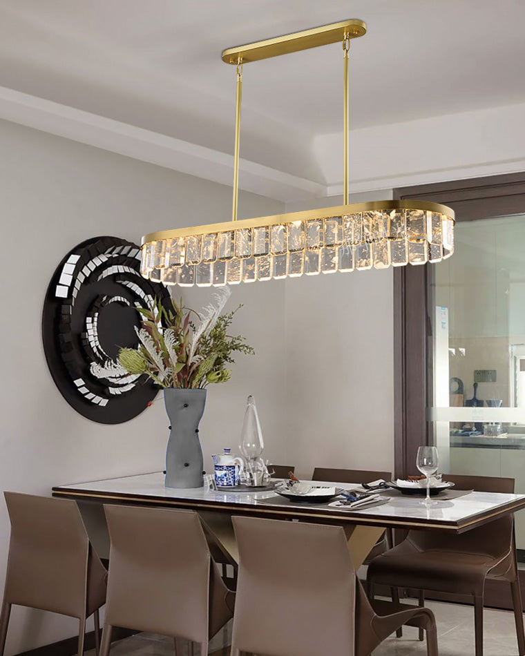 WOMO Linear Crystal Chandelier-WM2540