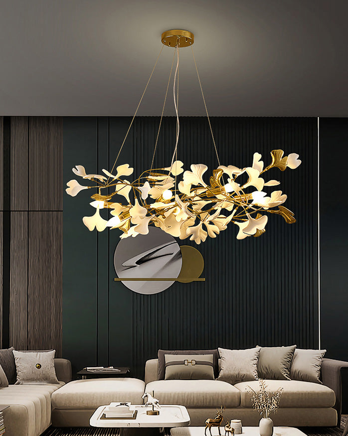 WOMO Ginkgo Ceramic Chandelier-WM2411