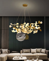 WOMO Gingko Ceramic Chandelier-WM2411