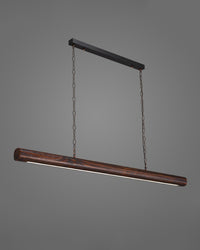 WOMO Walnut Linear Led Pendant Light-WM2521