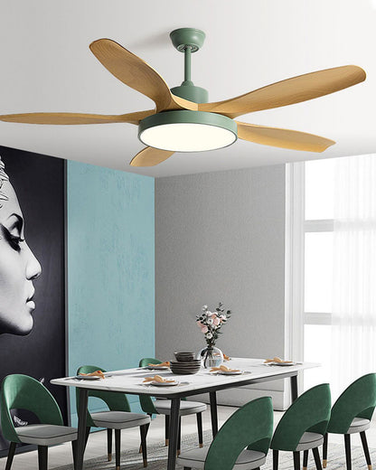 WOMO 5 Blade Modern Ceiling Fan Lamp-WM5129