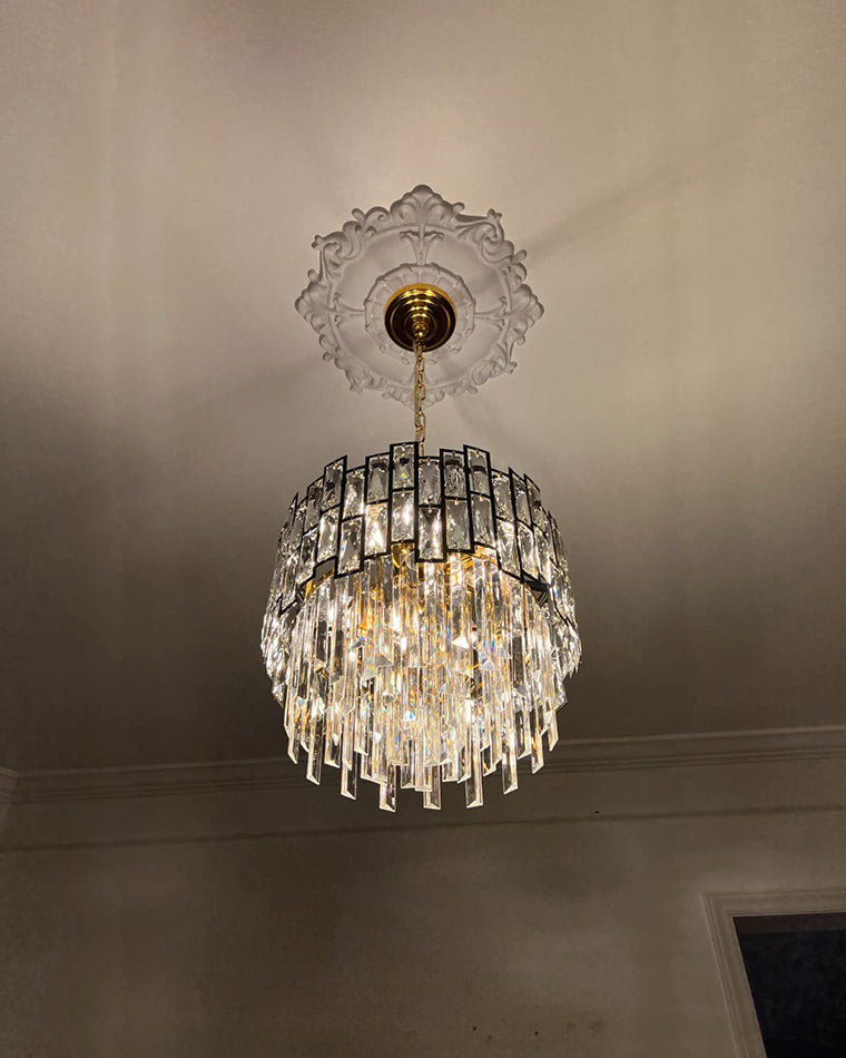 WOMO Round Crystal Chandelier-WM2782