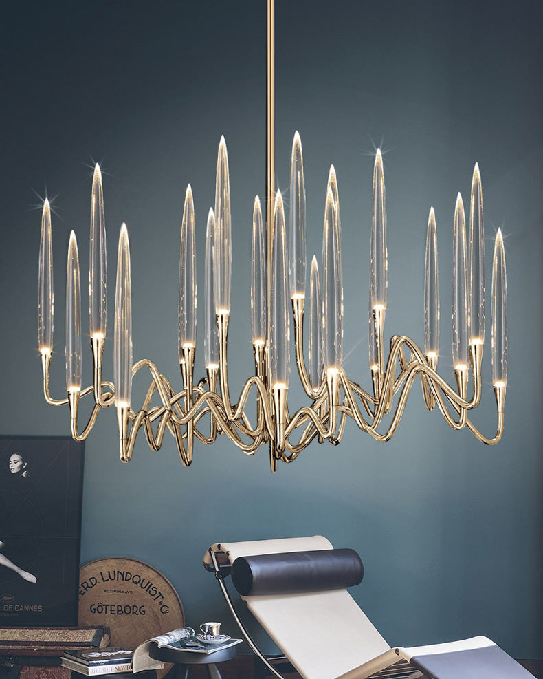WOMO Crystal Candlestick Chandelier-WM2602