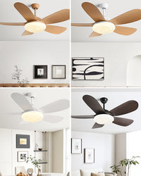WOMO 52 inch Low Profile Ceiling Fan with Bright Light - WM5165