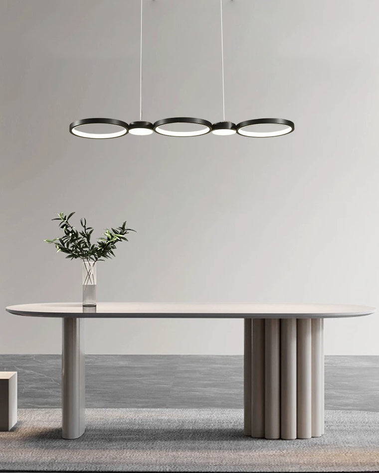 WOMO Multi Circle Linear Pendant Light-WM2765