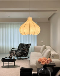 WOMO Pumpkin Silk Pendant Light-WM2568