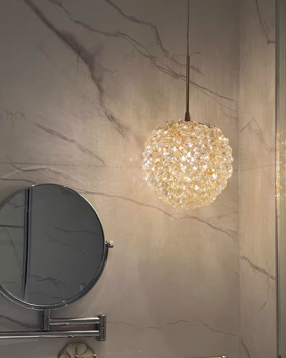 WOMO Small Crystal Sphere Pendant Light-WM2367