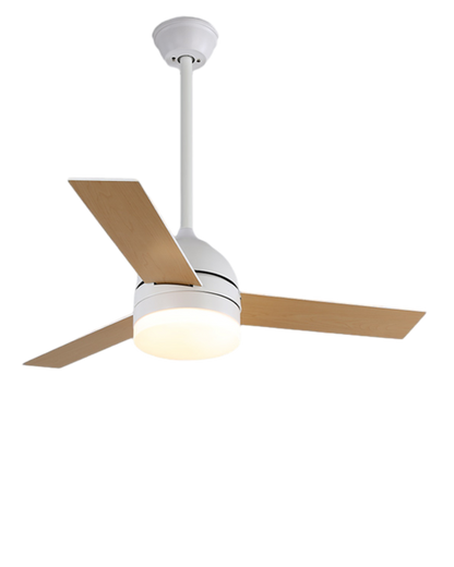 WOMO 3 Wood Blade Ceiling Fan Lamp-WM5001