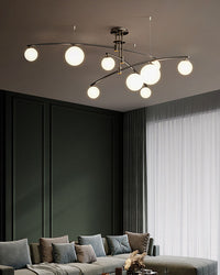 WOMO Branching Frosted Glass Bubble Chandelier-WM2295a