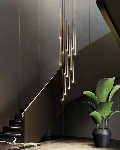 WOMO Cascading Tube Chandelier-WM2914