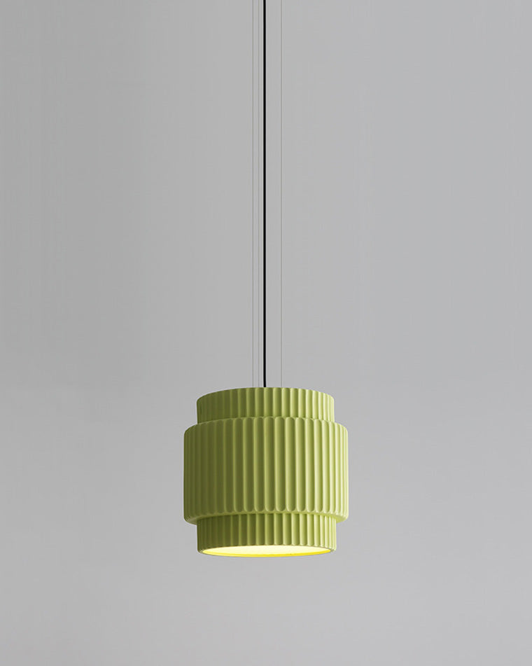 WOMO Ribbed Drum Pendant Light-WM2469