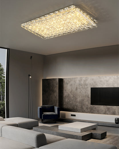 WOMO Square Crystal Ceiling Light-WM1141