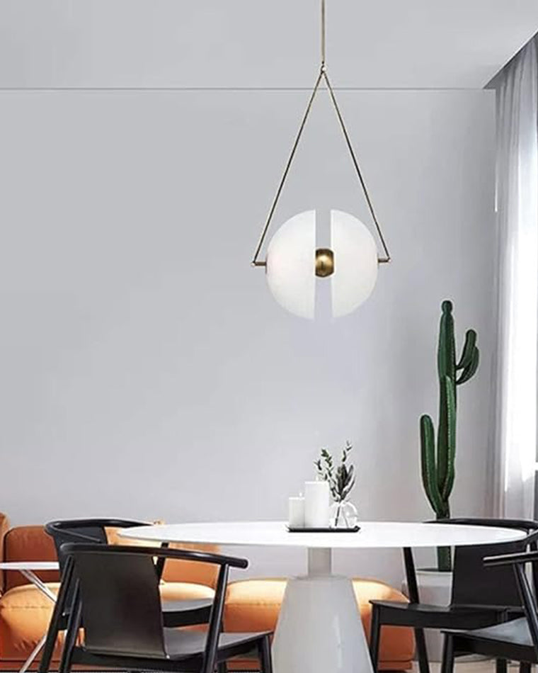 WOMO Semi-sphere Glass Pendant Light-WM2506