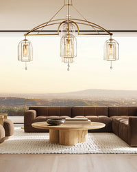 WOMO Bell Glass Chandelier-WM2813