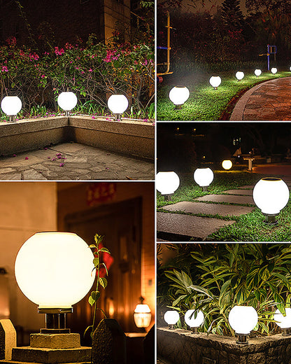 WOMO Globe Outdoor Pillar Light-WM9217