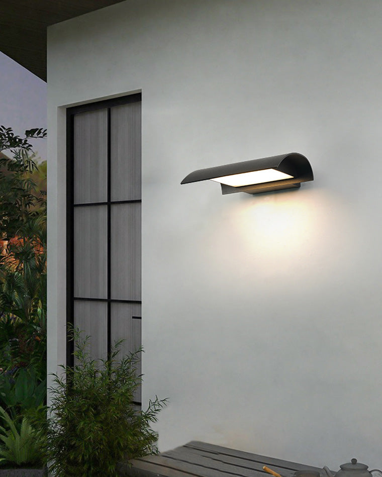 WOMO Curved Outdoor Wall Light-WM9070