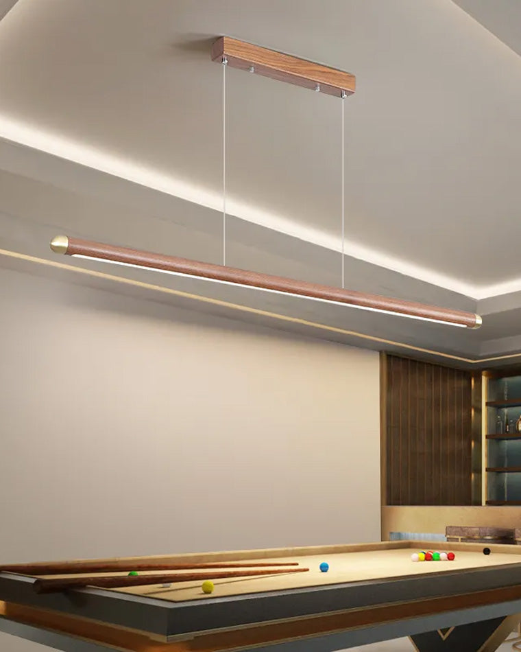 WOMO Walnut Linear Led Pendant Light-WM2520