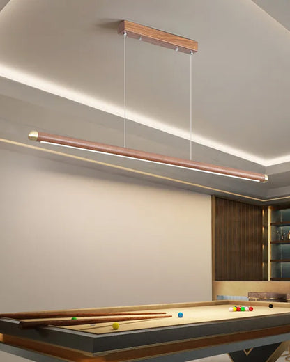 WOMO Walnut Linear Led Pendant Light-WM2520