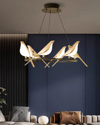 WOMO Gold Bird Branch Chandelier-WM2512c