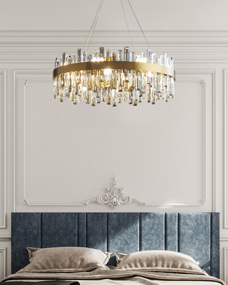 WOMO Round Crystal Chandelier-WM2487
