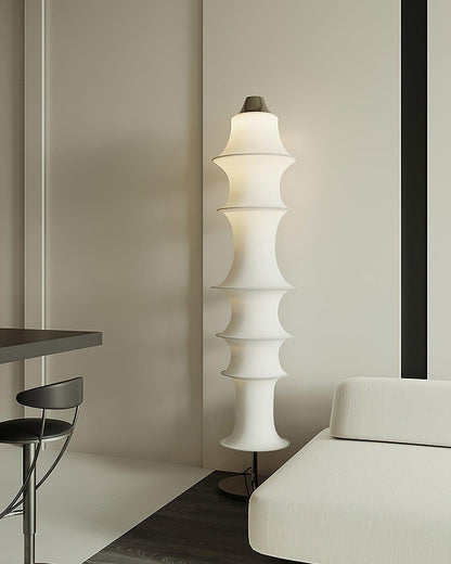 WOMO Column Silk Floor Lamp-WM7125