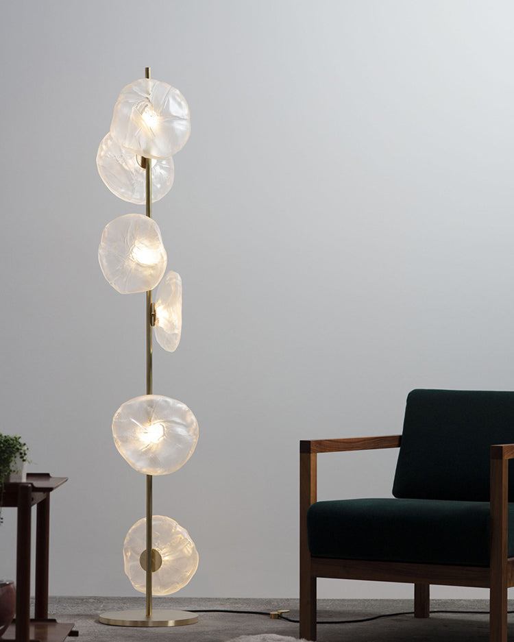 WOMO Blown Glass Floor Lamp-WM7082