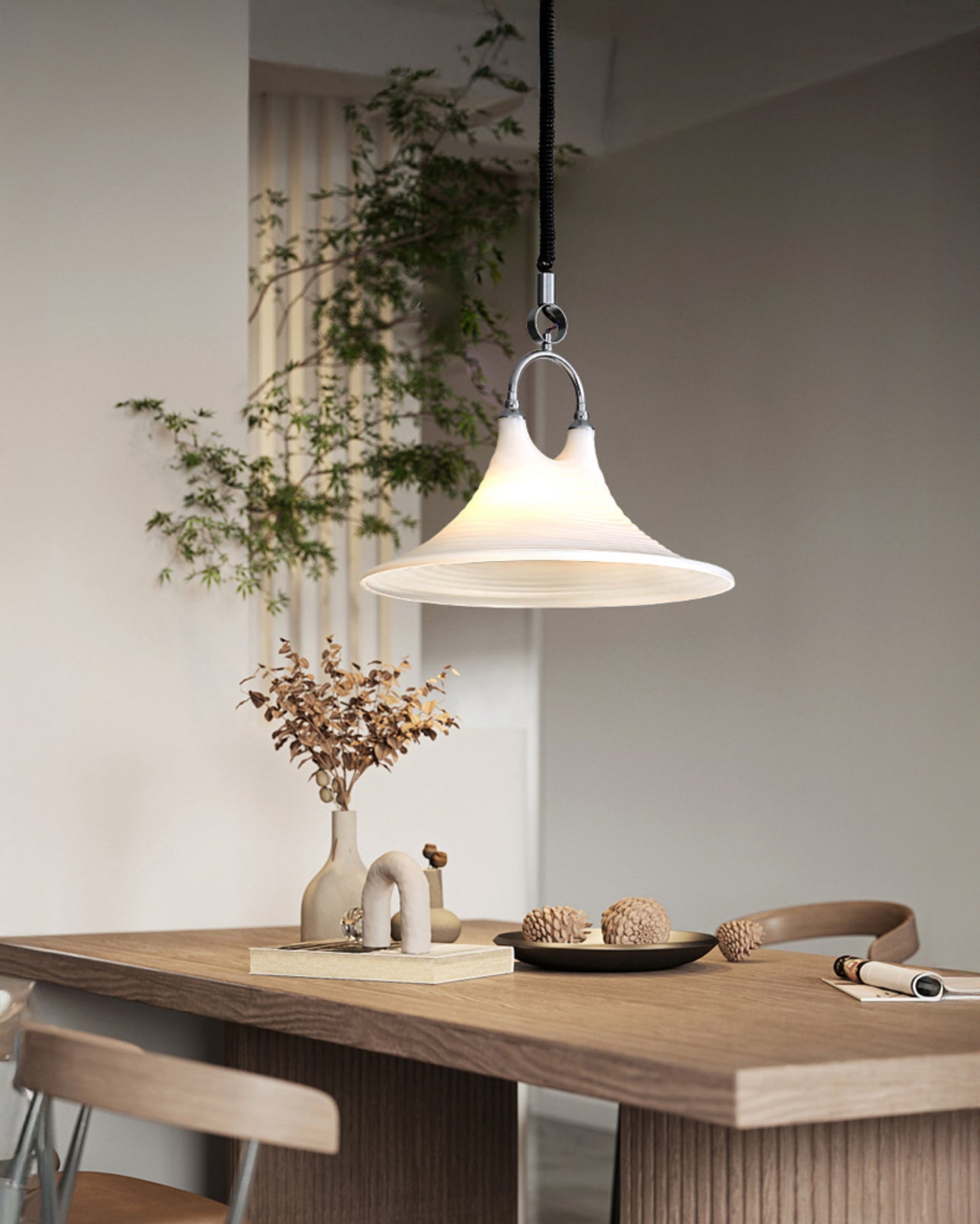 WOMO Cone Rise Fall Pendant Light-WM2866