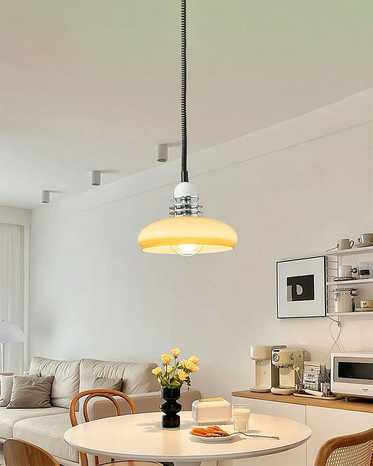 WOMO Glass Dome Pull down Pendant Light-WM2582