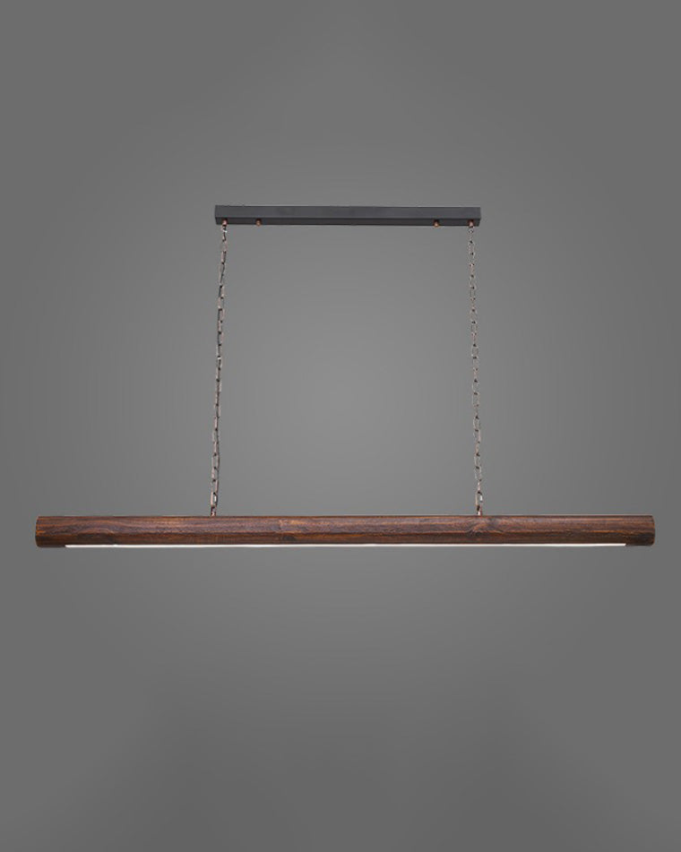 WOMO Walnut Linear Led Pendant Light-WM2521