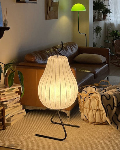 WOMO Pear Lantern Silk Floor Lamp-WM7126